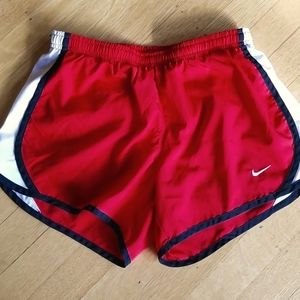 Nike Red Dri-fit Women's Shorts, S-M